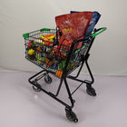 OEM ODM 80L Market Shopping Trolley Q195 Steel Store Shopping Cart