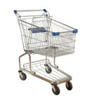 German Supermarket Shopping Trolley 125L Metal Wire Trolley Customizable