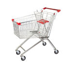 125L European Metal Shopping Trolley Supermarket Shopping Basket Trolley OEM ODM