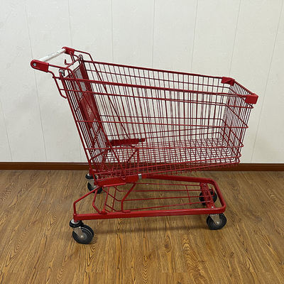 Купить 210L Азия и Германия Супермаркет Wire Shopping Push Cart Продовольственная продукция Торговая тележка online manufacture