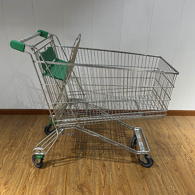 Купить 210L Russian Trolley Asian Standared Type Supermarket Shopping Cart Grocery Shopping Trolley online manufacture