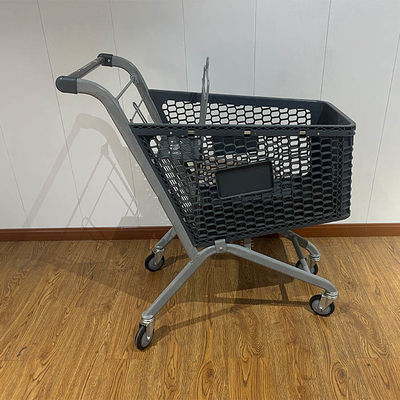Купить 100L Galvanized Plastic Steel Metal Store Shopping Trolley Carts with Wire online manufacture