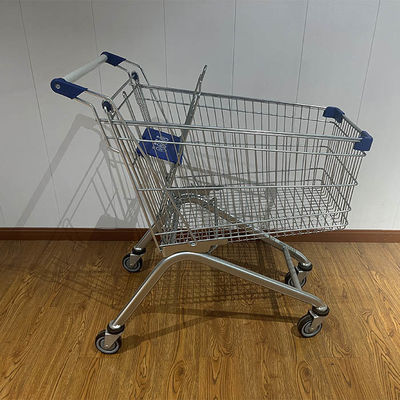 Купить 100L Grocery store carring Large Capacity Foldable Metal Shopping Trolley With Child Seat
 online manufacture