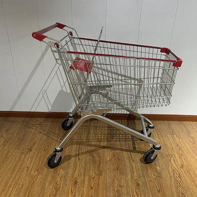 Купить 125L Retail CE Certificate Elevator Wheel Steel Shopping Cart Производство в сети